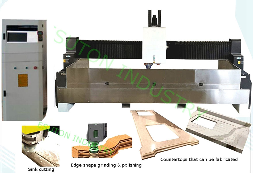 machine de comptoirs en quartz