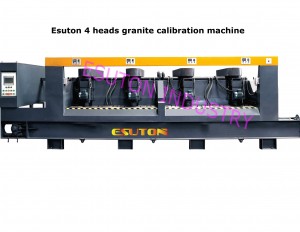 Máquina de calibración de granito de 4 cabezas