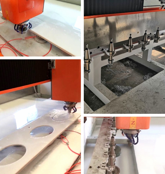 Ferramentas automáticas que mudam o centro CNC de pedra