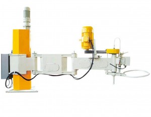 Manual arm liftinig stone polishing machine