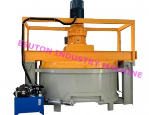 Planetary hydraulic lifting quartz material mixer